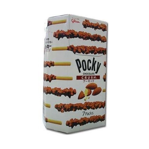 Glico - Crushed Almond Chocolate Cookie Pocky (4 Packs) - 2.86 Oz by Gilco
