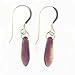 Anna Perrone Purple Glass Dagger Bead Earrings