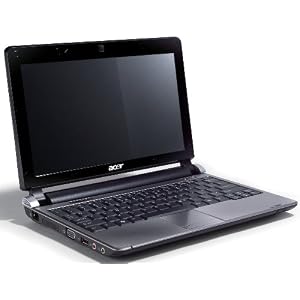 Acer Aspire One D250 25,7 cm (10,1 Zoll) Netbook (Intel Atom N270 1.6GHz, 1GB RAM, 250GB HDD, Intel GMA 950, Win 7 Starter) schwarz