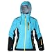 Cox Swain Damen 3 Lagen Titanium Funktions/Hardshelljacke Kabru 10.000 Wassersäule 5.000 Atmungsakt., Farbe: Blue/Black, Größe: M