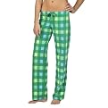 Xhilaration&reg; Juniors Micro Fleece Sleep Pant - Green Plaid