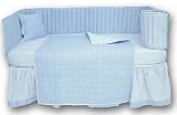 Tadpoles Basics 7 Piece Crib Set - Blue
