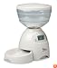 Petmate Le Bistro Portion-Control Automatic Pet Feeder, Bleached Linen