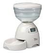 Petmate LeBistro Portion Control Automatic Pet Feeder, Bleached Linen, 5 Pounds