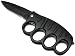 Brass Knuckle 8 Spring Assisted Trench Knife Black