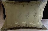 MARRIKAS MOSS SILK JACQUARD STANDRAD SHAM SET (2)