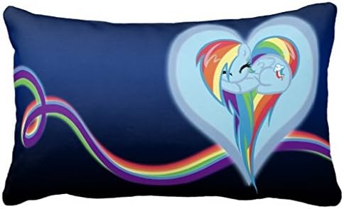 Reasonwe Custom My Little Pony (44) Throw Square Pillow Case 20x30 Inches for put in Car Seat, Patio, Bedroom, Couch, Sofa