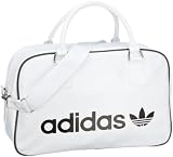 adidas Originals AC HOLDALL V87869, Unisex - Erwachsene, Schultertaschen, Weiss (WHITE/BLACK), 49x31x17 cm (B x H x T)