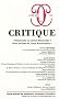 Critique, N� 731, Avril 2008 : D�mocratie ou contre-d�mocratie ? Deux lectures de Pierre Rosanvallon