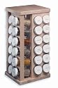 J.K. Adams CSL-48-SM 48-Jar Maple-Wood Spice Carousel