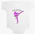My indian Name is Kicks Like a Girl - Humorous / Funny Baby Onesie