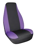 Allison 65-8746PUR Purple Cool Ride Universal Bucket Seat Cover - Pack of 1
