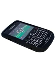 Wireless: Black Silicone Soft Skin Case Cover for Blackberry Bold 9700, Onyx 9700, 9020, 9780 - BLACKBERRY