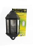 'THE LUNAR' OUTSIDE LIGHT BLACK COLOUR- LED HALF LANTERN PIR SENSOR