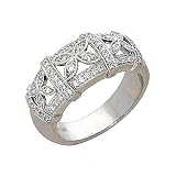 0.40 ct Round Diamond Anniversary/Cocktail Ring 18k White Gold