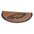 Half Moon Door Mat-Eagles - Multi (29.5Wx17.75Dx1H)