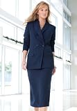 Jessica London Plus Size Double Breasted Skirt Suit