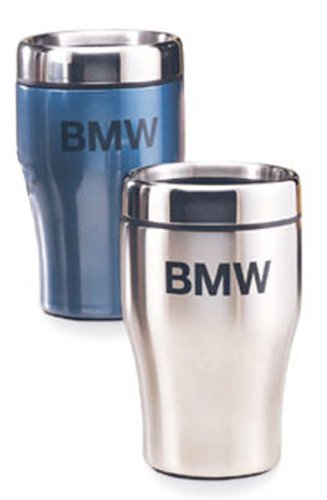 BMW Genuine Stainless Steel Silver Travel Mug