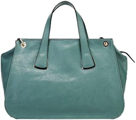 HIDE 1858 Vashon Green Leather Women Fashion Leather Tote Bags LH1040