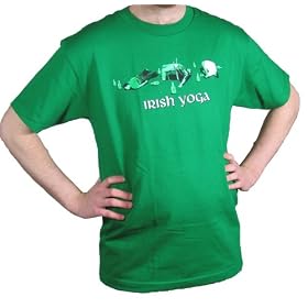 Irish Yoga Men's Green T-Shirt