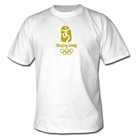 Beijing 2008 Olympics Faded Panda Short-Sleeve Tee Shirt