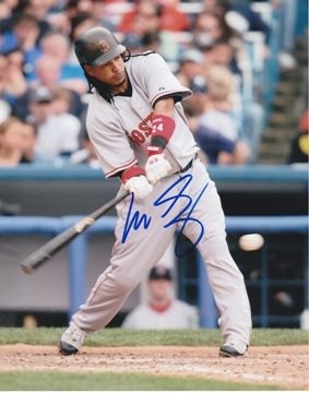 Manny Ramirez Autographed/Hand Signed Boston Red Sox 8x10 Photo - 2x World Series Champion