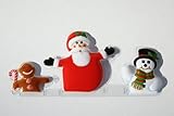 3d Christmas Party Cake Decorating Set (3 Pieces)
