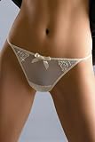 Gracya 140/S Glow Cream Thong with Swarovski Crystals