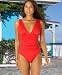La Blanca Going Greek Shirred-Front One-Piece Swimsuit Tango Red 8