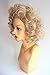 Deluxe Sandy Movie Pink Ladies 1950's Curly Blonde Costume Wig