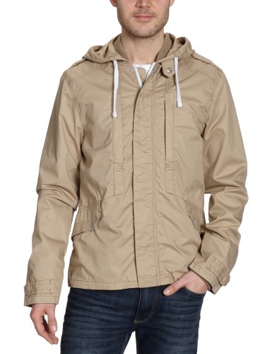 TOM TAILOR Denim Herren Jacke 35201180012/cotton jacket, Gr. 50/52 (L), Beige (8147) Preisvergleich