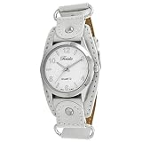 Breda Women's 2197_white White Taylor Shiny Leather Strap Watch