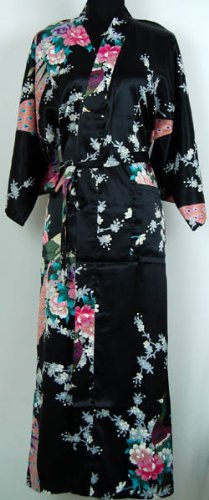 Paon Kimono Peignoir Robe de Chambre Yukata Japonais Paon Kimono Peignoir Robe de Chambre Yukata Japonais
