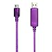 Pilot Electronics EL V2 Micro USB, PurP Power Cable (EL-1400PU)