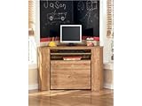 Corner Desk Media Unit with Stool by Famous Brand Furniture