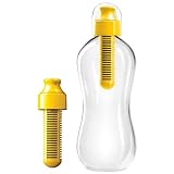 Bobble 2 Complete Filtered Water Bottles with 2 Yellow Replacement Filters