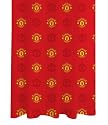 Zap Manchester United Red Crest Curtains, Pair, 66 x 72 Inch