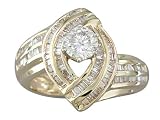 EGL CERTIFIED 1.34CT ROUND-TIP DIAMOND ENGAGEMENT RING