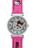 TimerMall OEM - Montre Enfants - Quartz - Synth??tique - Hello Kitty rose visage rond synth??tique Sangle Enfants Digital