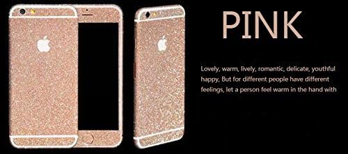 Loomin Full Body Film Bling Crystal Diamond Screen Protector Film Sticker For iPhone 6(4.7 inch) (iphone6 4.7"-pink)
