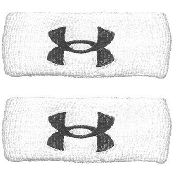 Under Armour Performance 1 Inch Wristband,white