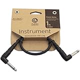 Planet Waves Classic Series Patch Cable, pack of 1, Right-Angle, 1 Foot