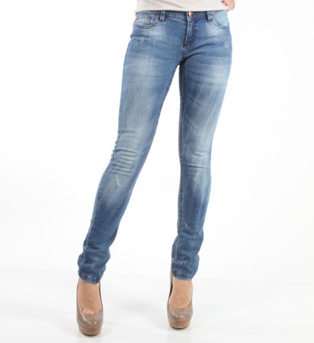 Only Damen Slim Jeans Coral Superlow Slim Style