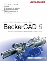 BeckerCAD 5, CD-ROM Entwurt, Planung, Konstruktion, Illustration, Design. Architektur, Maschinenbau, Elektrotechnik, Studium, Hobby. Intuitive Pan-Zoom-Rotate. ... realistische Visualisierung von Modellen.