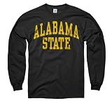 Alabama State Hornets Black Arch Long Sleeve T-Shirt