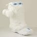 SKU Women Mukluk Fur Suede Mocassin Winter Boots White