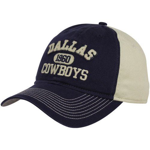 Dallas Cowboys Navy Blue-Stone Established Lineage Vintage Adjustable Slouch Hat