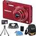 Samsung Multiview MV800 14.1MP Digital Camera with 5x Optical Zoom (Black) Bundle Includes 8 GB Memory Card, Card Reader, Deluxe Carrying Case, Mini Tripod, and 3Pcs. Lens Cleaning Kit