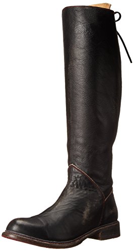 bed stu Women's Manchester Motorcycle Boot, Black Handwash, 9.5 M US