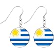 Uruguay Flag Earrings